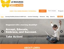 Tablet Screenshot of ldrfa.org